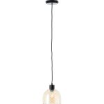Brilliant Casto Riippuvalaisin Lasi Riippuvalaisin Metalli- Musta Beige | 190mm - Sopii 1x E27