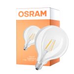 Osram LED Superstar E27 Globe G125 Filament Kirkas 11W 1521lm - 927 Erittäin Lämmin Valkoinen | Paras Värintoisto - Korvaa 100W
