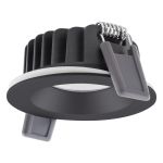 Ledvance LED Kohdevalaisin Air Fix Aluminium Musta 6W 480lm 36D - 927 Erittäin Lämmin Valkoinen | Odetnij 68mm - IP65 - Paras Värintoisto - Himmennettävä