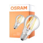 Osram Classic LED E27 Päärynä Filament 2.5W 525lm - 830 Erittäin Lämmin Valkoinen