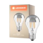 Ledvance  Classic LED E27 Päärynä Filament Mirror 6.5W 650lm - 827 Erittäin Lämmin Valkoinen | Korvaa 50W