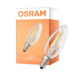 Osram LED Superstar Classic E14 Kynttilä Filament Kirkas 2.2W 300lm - 927 Erittäin Lämmin Valkoinen | Himmennettävä -  Korvaa 25W