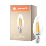 Ledvance Classic LED E14 Kynttilä Filament Kirkas 3.4W 470lm - 827 Erittäin Lämmin Valkoinen | Himmennettävä - Korvaa 40W