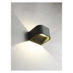 Ansell LED Seinävalaisin Gila Grafiitti 11W 512lm - 830 Lämmin Valkoinen | IP55