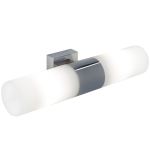 Nordlux Tangens Seinävalaisin Lasi ja Metalli- Kromi | IP44 - Sopii 2x E14