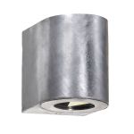 Nordlux Canto 2 Seinävalaisin Teräs Hopea Up & Down 10.6 W 500lm - 830 Lämmin Valkoinen