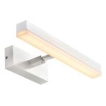 Nordlux Otis 40 Seinävalaisin Aluminium Valkoinen 14W 1300lm 930 Lämmin Valkoinen | IP44 - Paras Värintoisto - 3Step Himmennettävä
