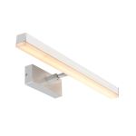 Nordlux Otis 60 Seinävalaisin Aluminium Kromi 17W 1650lm 930 Lämmin Valkoinen | IP44 - Paras Värintoisto - 3Step Himmennettävä