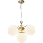 Nordlux Riippuvalaisin Ivona 4x E27 Messinki - metalli- | Max. 28W