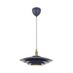 Nordlux Bretagne 38 Riippuvalaisin Metalli- Harmaa | Sopii 1x G9