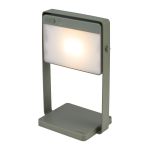 Nordlux Pöytävalaisin Saulio Aluminium Vihreä 3.5W 200lm - 830 Lämmin Valkoinen | IP44 - 3-Vaiheinen Himmennettävä - Solar