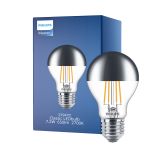 Philips Classic LED Lamppu E27 Päärynä Mirror 7.2W 650lm 650lm - 827 Erittäin Lämmin Valkoinen | Himmennettävä - Korvaa 60W