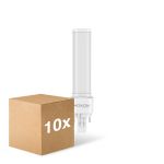 Monipakkaus 10x Noxion Lucent PL-C LED 5.2W - 830 Lämmin Valkoinen | 2-Nastaa - Korvaa 18W