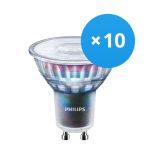 Monipakkaus 10x Philips MASTER LED Spot ExpertColor GU10 PAR16 3.9W 280lm 36D - 930 Lämmin Valkoinen | Paras Värintoisto - Himmennettävä - Korvaa 35W