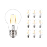 Monipakkaus 10x Philips Corepro LED Lamppu E27 Päärynä Kirkas 4.3W 470lm - 827 Erittäin Lämmin Valkoinen | Korvaa 40W