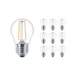 Monipakkaus 10x Philips Corepro LED Lamppu E27 Päärynä Kirkas 7W 806lm - 827 Erittäin Lämmin Valkoinen | Korvaa 60W
