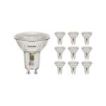 Monipakkaus 10x Noxion LED Kohdevalaisin GU10 PAR16 5.5W 560lm 36D - 830 Lämmin Valkoinen | Korvaa 75W