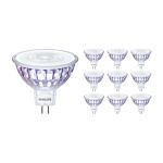 Monipakkaus 10x Philips Master Value LED Kohdevalaisin GU5.3 MR16 5.8W 460lm 36D - 930 Lämmin Valkoinen | Paras Värintoisto - Himmennettävä - Korvaa 35W
