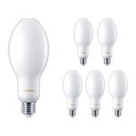 Monipakkaus 6x Philips TrueForce Core LED E27 HPL/SON Matta 18W 3000lm 300D - 830 Lämmin Valkoinen | Korvaa 80W