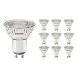 Monipakkaus 10x Noxion PerfectColor LED Kohdevalaisin GU10 PAR16 4W 345lm 60D - 930 Lämmin Valkoinen | Paras Värintoisto - Himmennettävä - Korvaa 50W