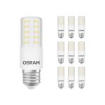 Monipakkaus 10x Osram Special T Slim LED E27 Kirkas 7.3W 806lm - 827 Erittäin Lämmin Valkoinen | Himmennettävä - Korvaa 60W 