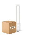 Monipakkaus 10x Philips Corepro PL-L LED 8W 960lm - 830 Lämmin Valkoinen | 4-Nastaa - Korvaa 18W