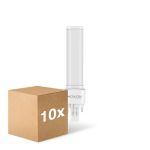 Monipakkaus 10x Noxion Lucent PL-C LED 5.2W - 840 Kylmä Valkoinen | 2-Nastaa - Korvaa 18W