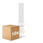 Monipakkaus 10x Noxion Lucent PL-S LED  4.3W - 830 Lämmin Valkoinen | 4-Nastaa - Korvaa 9W