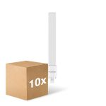 Monipakkaus 10x Noxion Lucent PL-S LED  6W - 827 Erittäin Lämmin Valkoinen | 2-Nastaa - Korvaa 11W