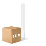 Monipakkaus 10x Ledvance Dulux-L LED 12W - 830 Lämmin Valkoinen | 4-Nastaa - Korvaa 24W