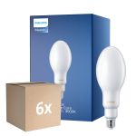 Monipakkaus 6x Philips TrueForce Core LED E27 HPL/SON Matta 36W 5500lm 300D - 830 Lämmin Valkoinen | Korvaa 125W