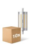 Monipakkaus 10x Philips Corepro LED Lineair R7s 118mm 17.5W 2460lm - 840 Kylmä Valkoinen | Himmennettävä - Korvaa 150W