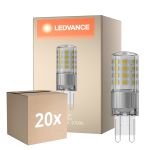 Monipakkaus 20x Ledvance Performance LED Capsule Kirkas G9 4.4W 600lm - 827 Erittäin Lämmin Valkoinen | Himmennettävä - Korvaa 48W