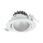 Philips LED Kohdevalaisin Greenspace Accent Cardanic Aluminium Valkoinen 31W 3900lm 36D - 930 Lämmin Valkoinen | 163mm - IP20 - Paras Värintoisto - Dali Himmennettävä