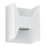 Eglo Seinävalaisin Morino Ulkona Aluminium Valkoinen Up & Down 5W 460lm - 830 Lämmin Valkoinen