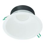 Philips LED Alasvalo Coreline DN142B Aluminium Valkoinen 11W 1200lm 60D - 830 Lämmin Valkoinen | Odetnij 155mm - IP20 - Valkoinen Heijastin