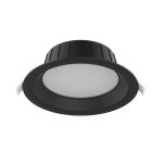Noxion LED Alasvalo Hera Keskikokoinen Upotettu Musta 15W 1500lm 80D - 827-830-840 CCT | 176mm - Odetnij 150mm