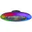 Brilliant Salerno Kattotuuletin Muovi- Musta 54W 6800lm - 830-865 CCT+RGB | 577mm - Kaukosäädin Himmennettävä