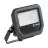 Ledvance LED Valonheitin Aluminium Musta 8W 1100lm 100D - 830 Lämmin Valkoinen | IP66 - Symmetrinen
