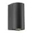 Nordlux Canto Seinävalaisin Aluminium Musta Up & Down | Sopii 2x GU10