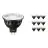 Monipakkaus 10x Philips Master LED Kohdevalaisin GU5.3 MR16 7.5W 485lm 36D - 927 Erittäin Lämmin Valkoinen | Paras Värintoisto - Himmennettävä - Korvaa 50W