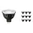 Monipakkaus 10x Philips Master LED Kohdevalaisin GU5.3 MR16 6.7W 410lm 10D - 927 Erittäin Lämmin Valkoinen | Paras Värintoisto - Himmennettävä - Korvaa 35W