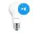 Monipakkaus 6x Philips MASTER Value LED Lamppu E27 Päärynä Matta 7.8W 1055lm - 927 Erittäin Lämmin Valkoinen | Paras Värintoisto - Himmennettävä - Korvaa 75W