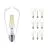 Monipakkaus 10x Philips Corepro LED Lamppu E27 Edison Filament Kirkas 7W 806lm - 827 Erittäin Lämmin Valkoinen | Korvaa 60W