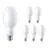Monipakkaus 6x Philips TrueForce Core LED E27 HPL/SON Matta 18W 3000lm 300D - 840 Kylmä Valkoinen | Korvaa 80W
