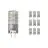 Monipakkaus 10x Osram Parathom LED Pin GY6.35 3.8W 470lm - 827 Erittäin Lämmin Valkoinen | Himmennettävä - Korvaa 40W