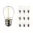 Monipakkaus 10x Noxion Lucent LED E27 Pallo Filament Kirkas 1.4W 136LM - 827 Erittäin Lämmin Valkoinen | Korvaa 15W