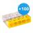 Monipakkaus 100x Wago 2273-205  Liitoskappale| 5 Lanka Yhteys