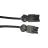 Noxion GST - Yhteensopiva Jatkojohto Musta - Uros + Nainen - 5m - 3 pole 1,5mm2