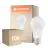 Monipakkaus 10x Ledvance Classic LED E27 Päärynä Matta 13W 1521lm - 840 Kylmä Valkoinen | Korvaa 100W